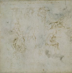 図の研究、1511年 作： Michelangelo Buonarroti